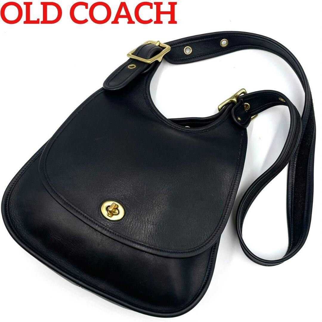 Extremely Rare Made In USA Old Coach 9988 Shoulder Bag Black