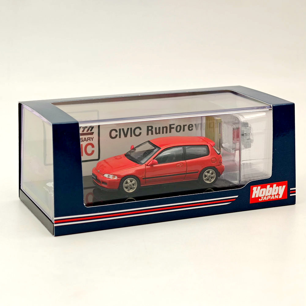 1/64 Hobby Japan CIVIC (EG6) Sir-S With Engine Milano Red