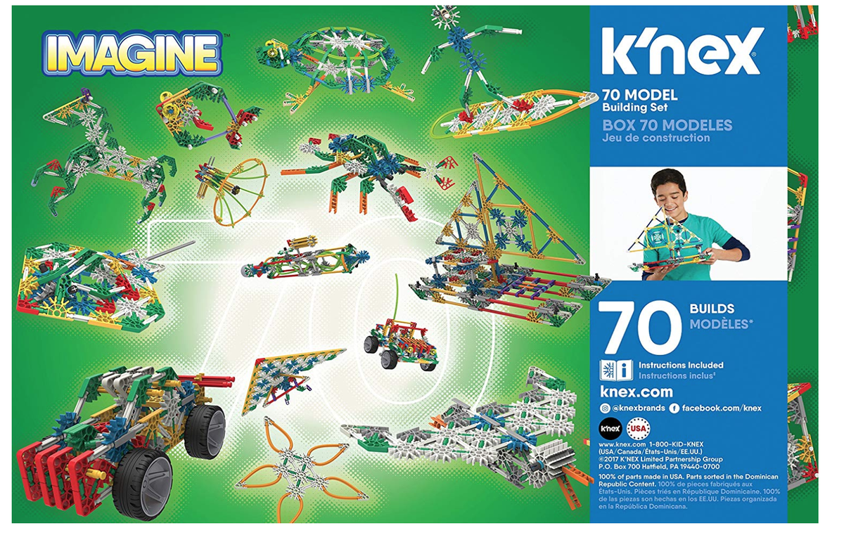 K'NEX 70 Model Building Set - 705 Pieces - Ages 7+ Engineering