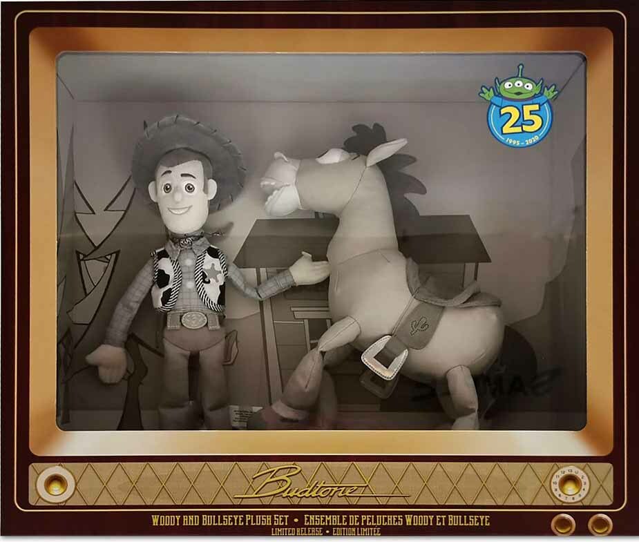 Toy Story 25th Anniversary Limited Edition Woody & Bullseye Plush