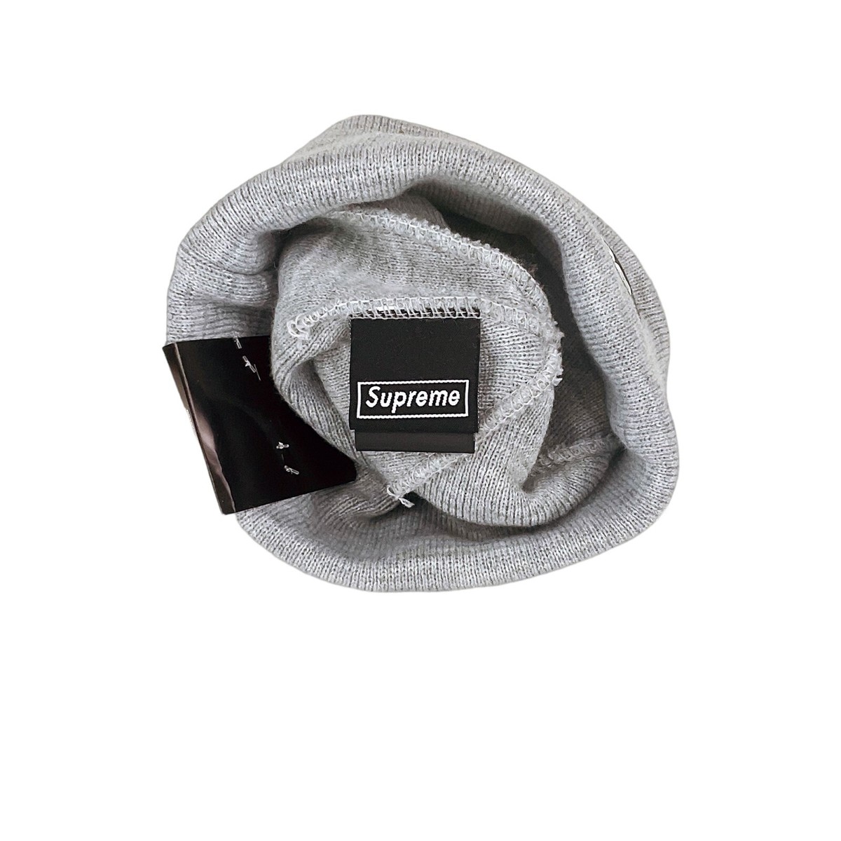 Supreme x New Era FW23 Box Logo Beanie Heather Grey | eBay