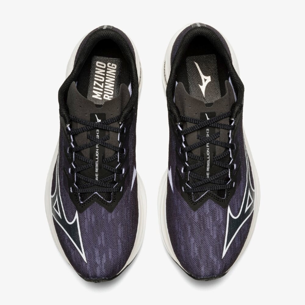 MIZUNO Wave Rebellion Flash 3 WIDE J1GC2537 01 Neon Red Black