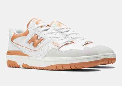 New Balance 550 Burnt Orange White Casual Sneakers BB550LSC Men's