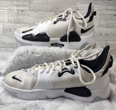 Nike PG 5 TB Team Bank White Black Paul George DA7758 100 Men's