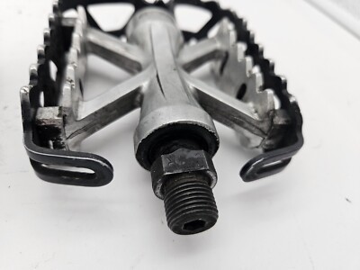 SR Sakae MTP-110 Pedals Old School BMX Double Cage 9/16 in Black