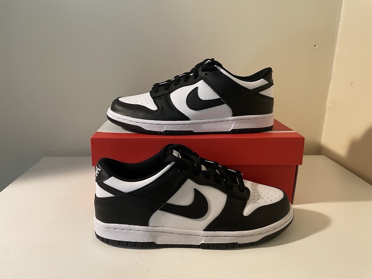BRAND NEW GS Nike Dunk Low Panda Black White Sizes 4.5Y-7Y CW1590