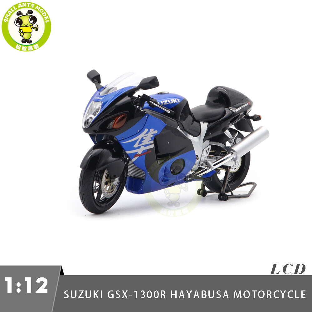 1/12 Suzuki GSX-1300R Hayabusa LCD Models Diecast Motorcycle Model