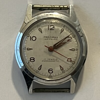 PRECIMAX INCABLOC 17 JEWEL ANTIMAGNETIC SWISS WATCH WATER