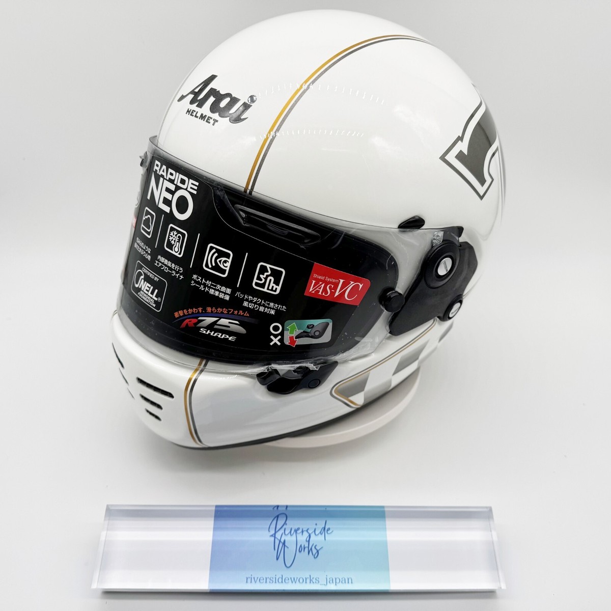Arai Helmet Concept-x Japan RAPIDE NEO Cafe Racer White Size XL 61
