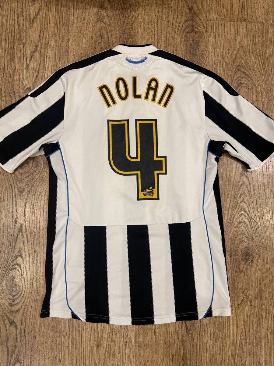 NEWCASTLE UNITED 2009 2010 JERSEY HOME FOOTBALL SHIRT SOCCER