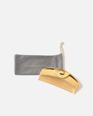 LOVECHROME (R)K24GP TSUKI GOLD Hair Comb hairbrush Gift | eBay