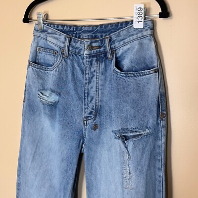 Ksubi Brooklyn Skream Trashed Straight Jeans - Women's Size 27