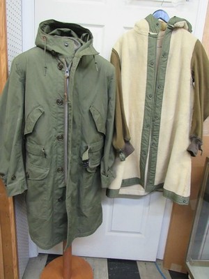 Korean War US Alpaca Pile Liner Parka M1947 M47 Cold Weather Coat