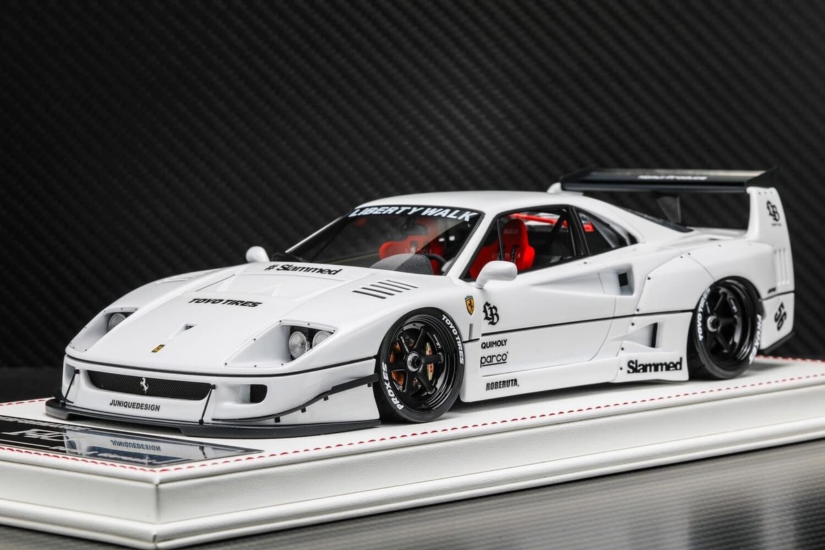 Ferrari F40 Liberty Walk (White) [Davis & Giovanni] 1/18 scale | eBay