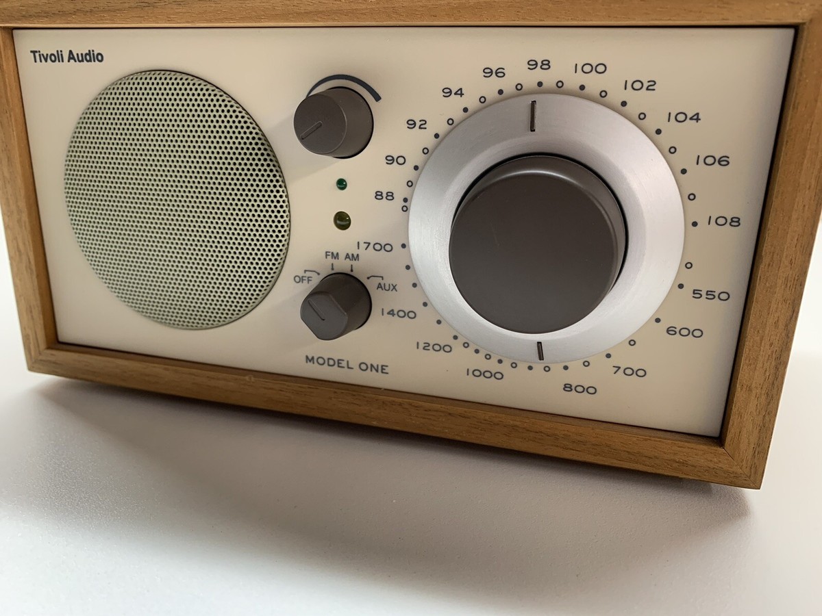Tivoli Audio Model One AM/FM/Aux Radio Walnut/Beige | eBay