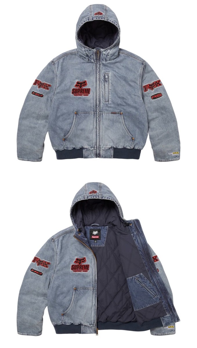 Supreme®/Fox Racing® Hooded Work Jacket | eBay