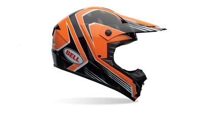 Bell Motorcycle Helmet Bell SX-1 Race Orange Light | eBay