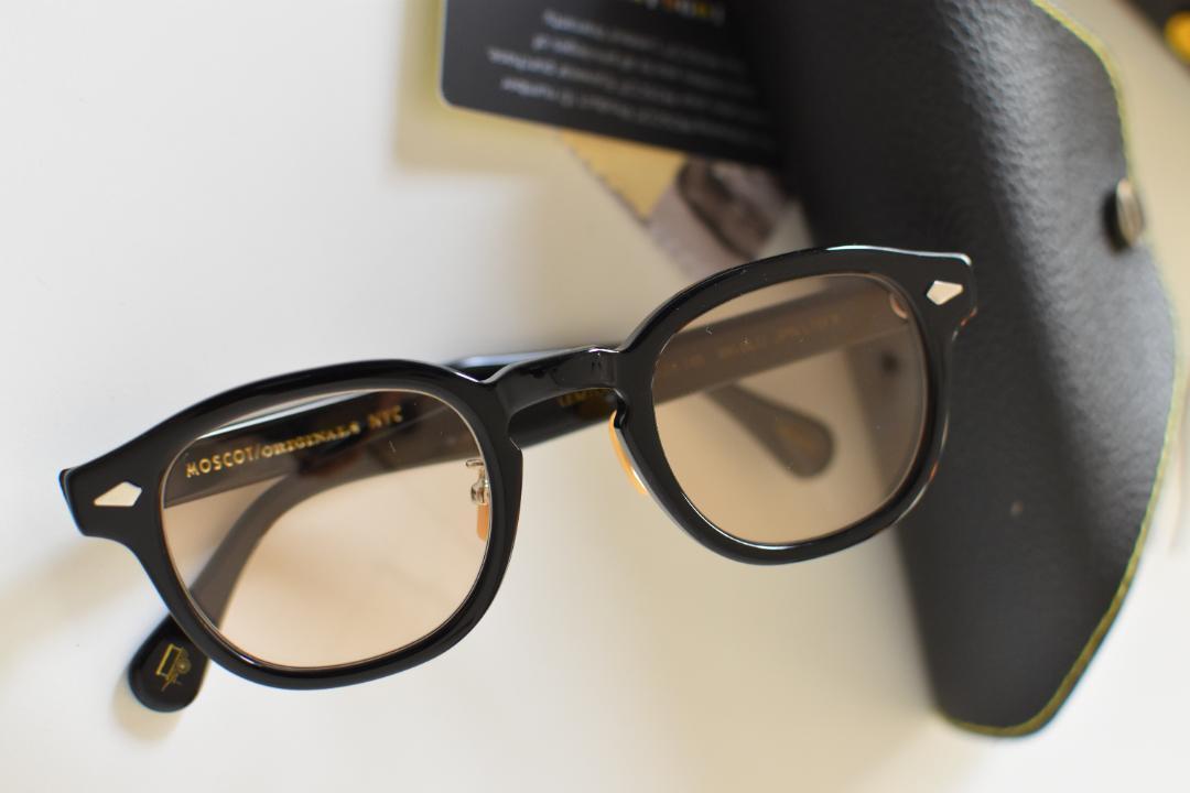 MOSCOT sunglasses LEMTOSH Tom Tosh light brown 46□24-145 black