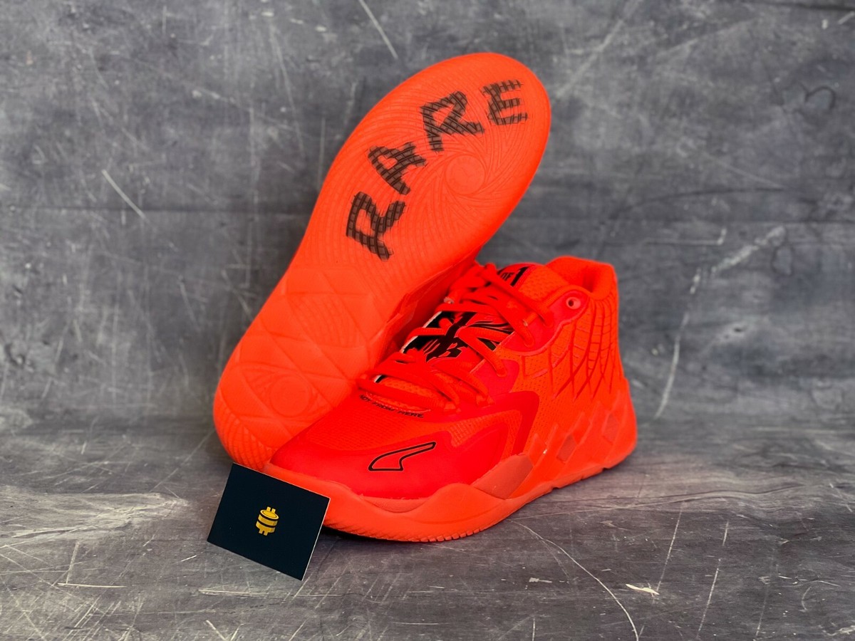 Puma MB.01 LaMelo Ball Red Blast Basketball Shoes 377237-02 - All