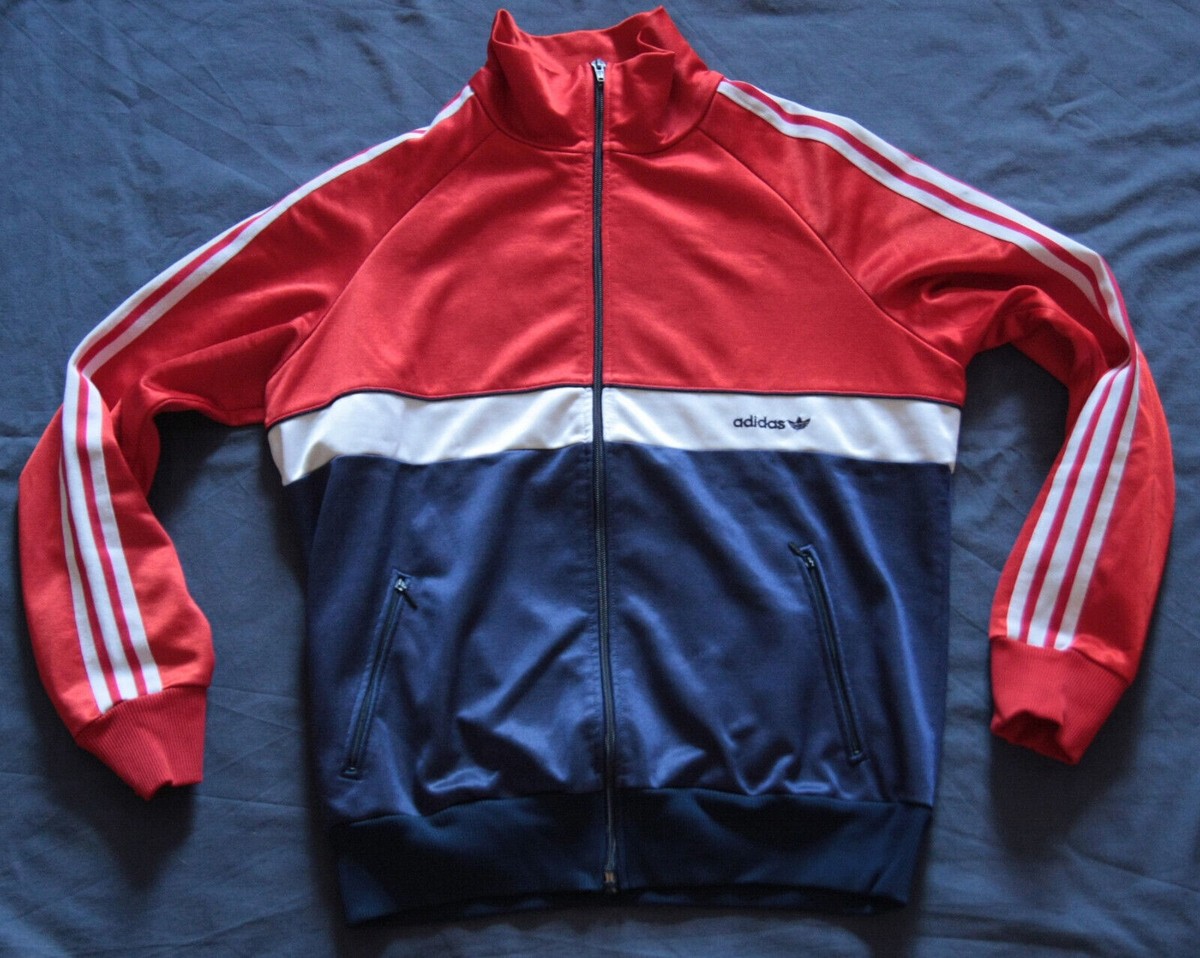 Adidas Jacket Vintage Retro Tracksuit Top Oldschool Training