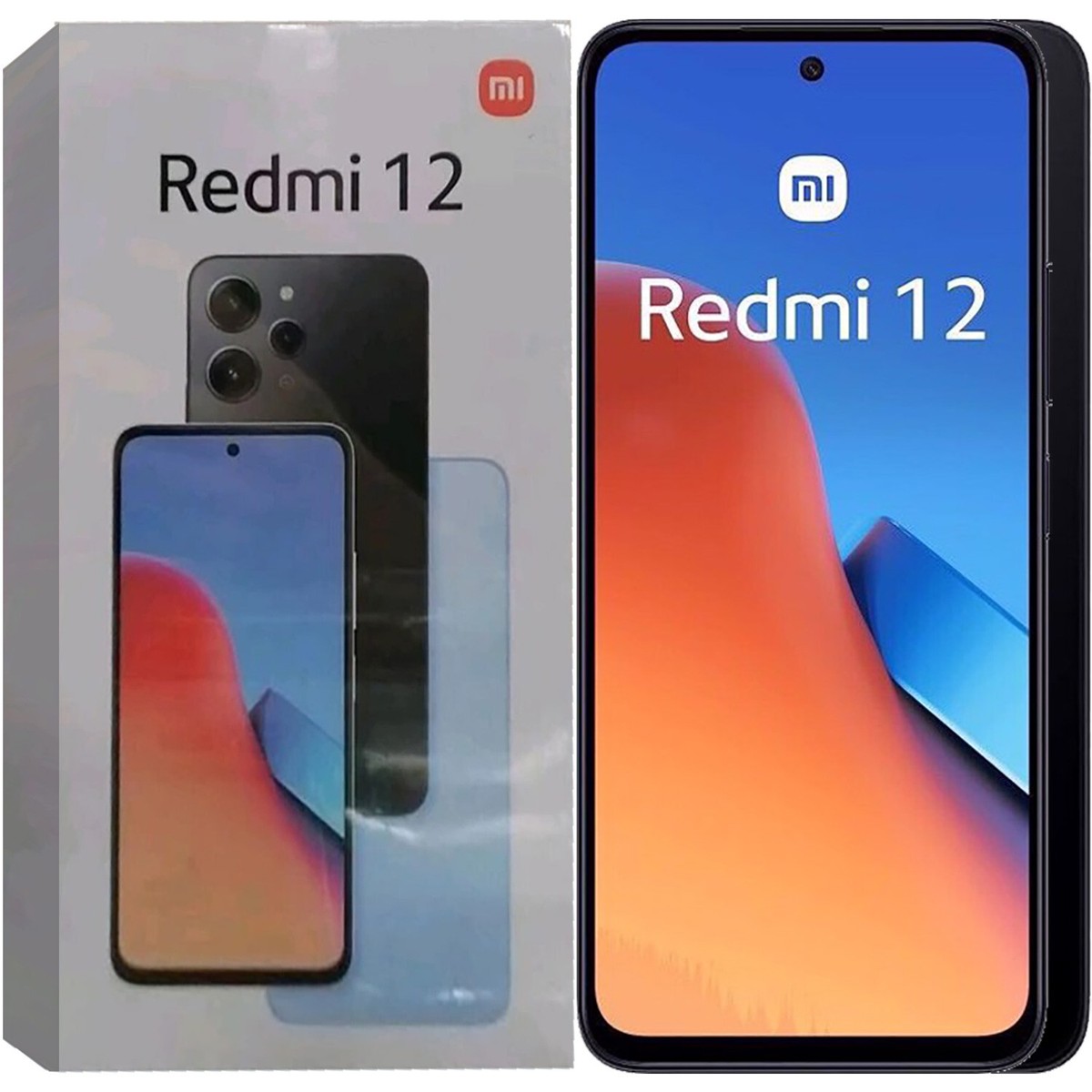 Xiaomi Redmi 12 4G Midnight Black 128GB + 4GB Dual-SIM Unlocked