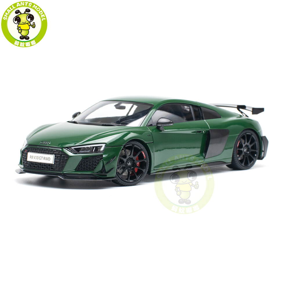 1/18 2021 Audi R8 V10 GT RWD Green KengFai Diecast Model Toy Car