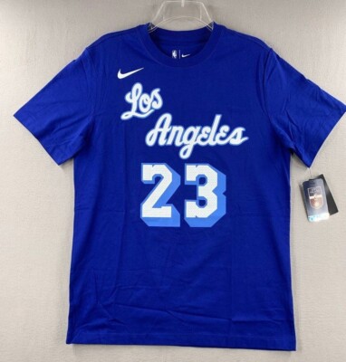 LeBron James Los Angeles Lakers Nike Hardwood Classic Edition T