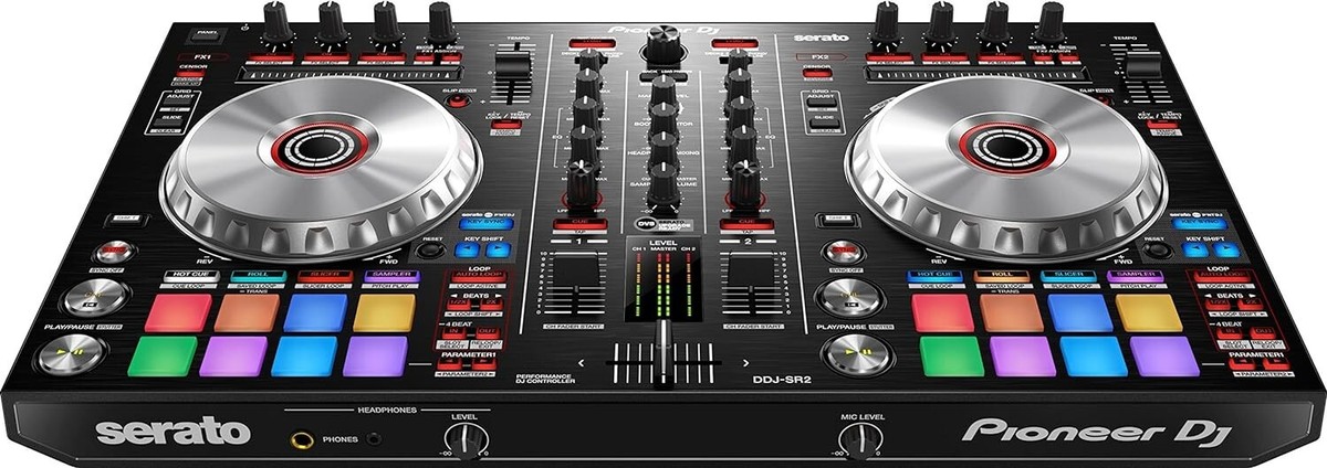 Pioneer DDJ-SR2 DJ Controller Black rekordbox SERATO Studio 2ch