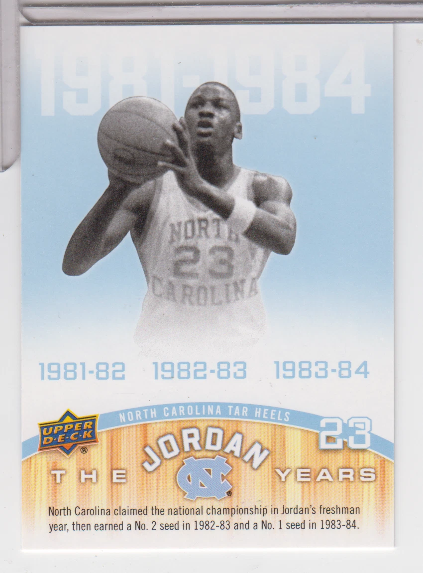 2010-11 UD North Carolina Basketball - Michael Jordan #176 for