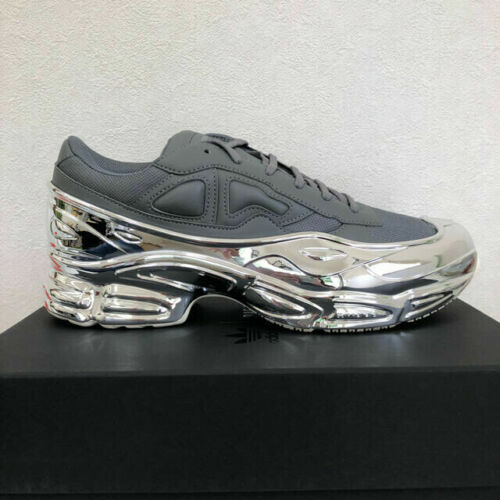 Adidas X Raf Simons Ozweego Ash Gray Silver Mirror EE7946 size US