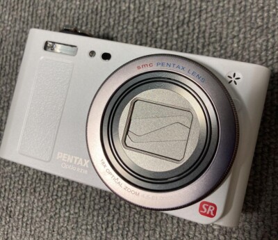 Pentax Optio RZ18 Digital Camera Pearl White 16.0MP 18x Optical