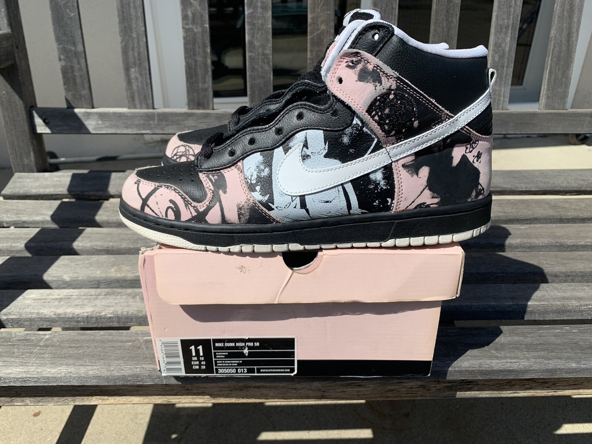 2004 Nike SB Dunk High Unkle Dunkle Futura WTD Freddy Size 11