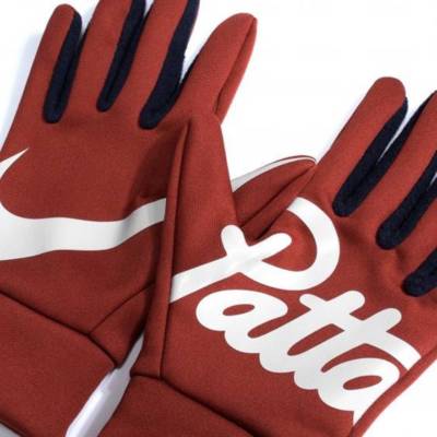 NikeLab X Patta Gloves RED Publicity WoHoooooW! Dark Obsidian Mars