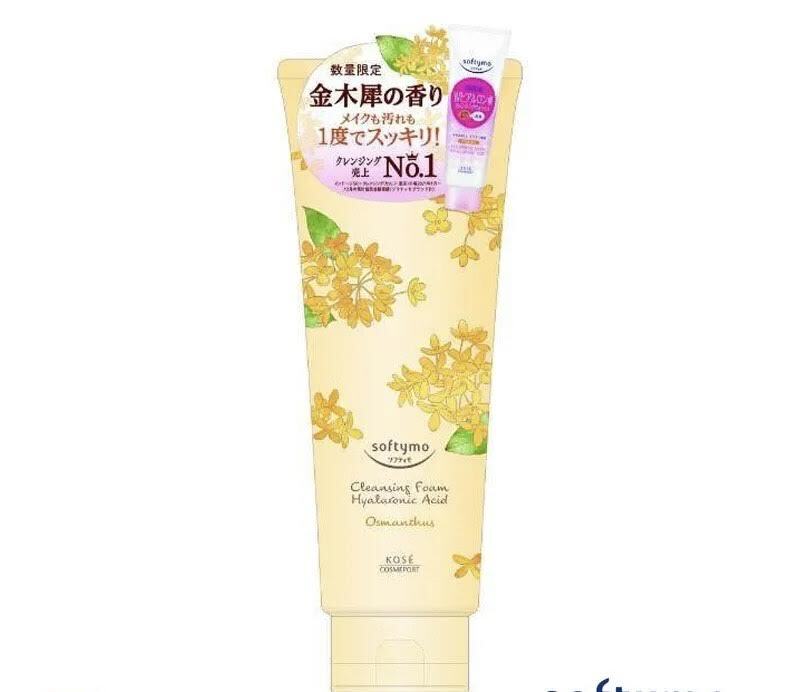 Kose Softymo Cleansing Foam Hyaluronic Acid Osmanthus Scent 190g
