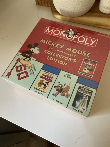 MONOPOLY Mickey Mouse 75th Anniversary Collector's Edition Board