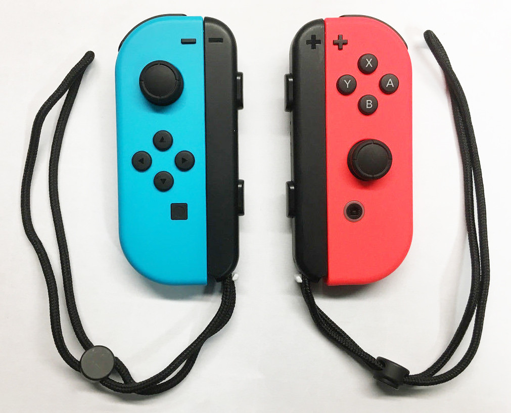 Genuine Nintendo Switch - Joy-Con (L/R)- Neon Blue (L) Neon Red (R