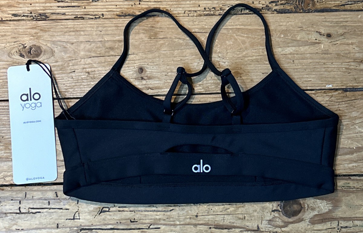 Alo Yoga Women's Size XS Black Airlift Intrigue Bra NWT | eBay