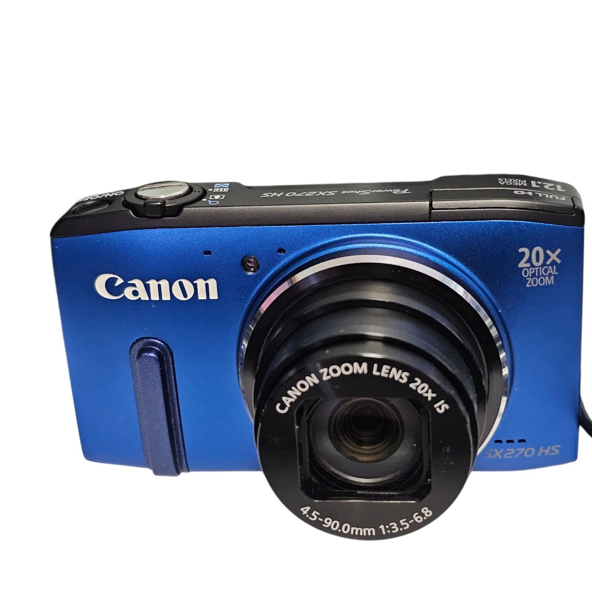 Canon Digital Camera PowerShot SX270 HS 12.1MP 20x Zoom Blue