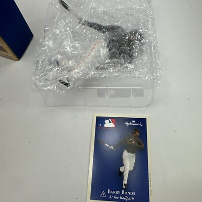 NEW Barry Bonds Hallmark 2004 Hallmark Keepsake Ornament Collector