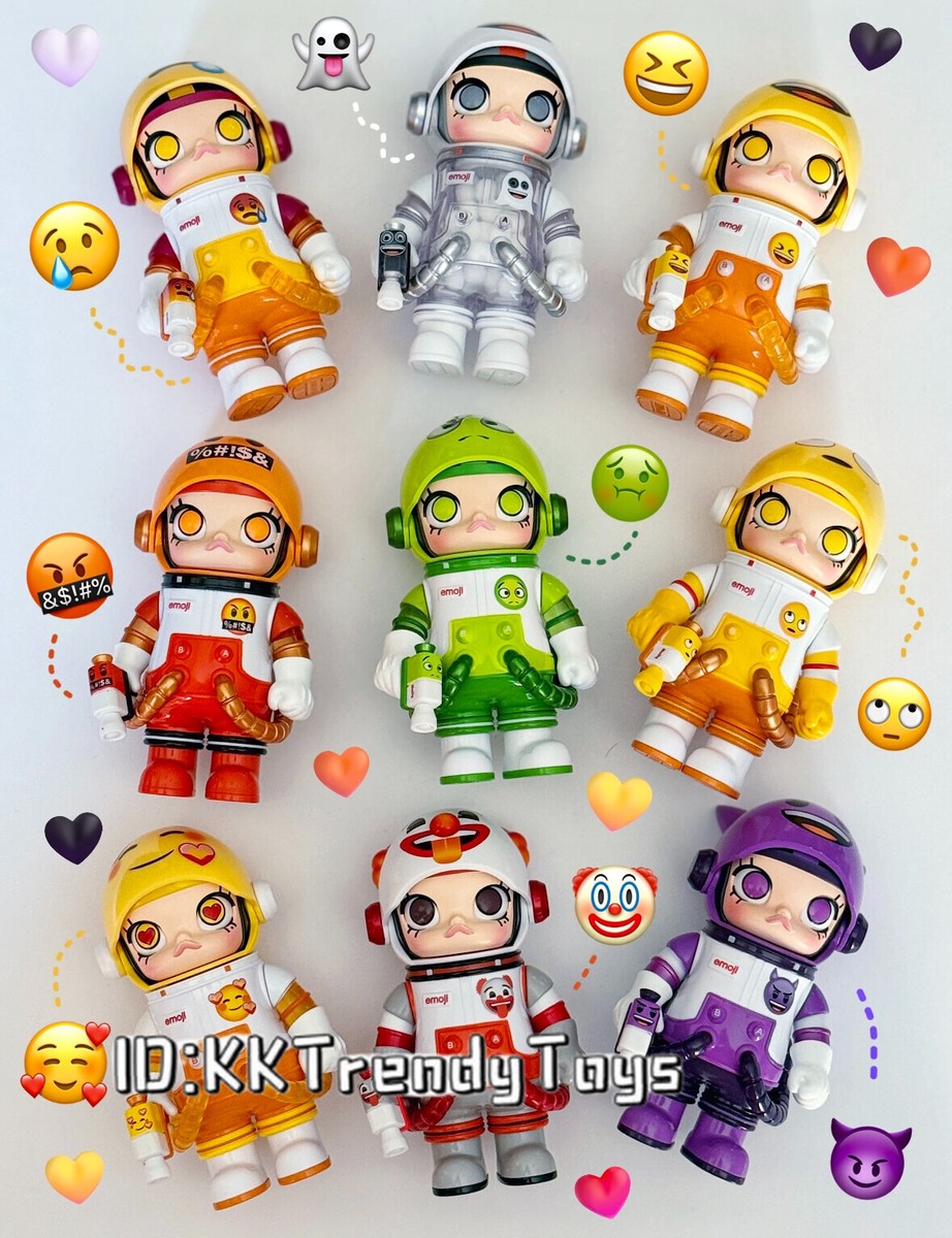Authentic MEGA SPACE MOLLY 100% × emoji™ Series Blind box Figure