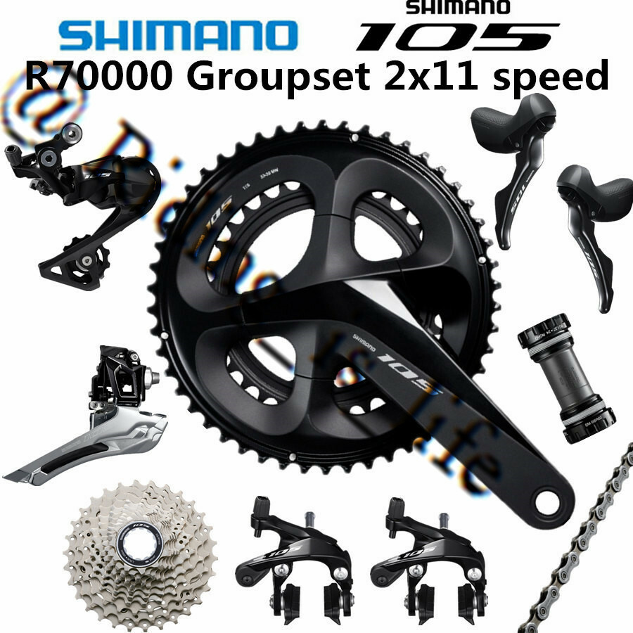 Shimano 105 R7000 2x11 Road Bike Groupset 50-34/52-36/53-39 165