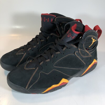 Nike Air Jordan 7 VII Retro Citrus 2006 Mens Size 12 Black Yellow
