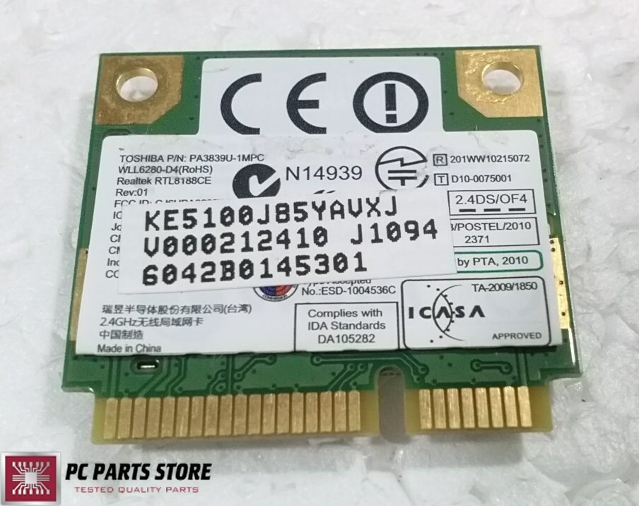 Toshiba Satellite C640 C655 C655D L635 WiFi Wireless Card