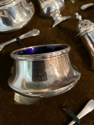 Mappin & Webb Prince's Plate London & Sheffield Condiment Set w