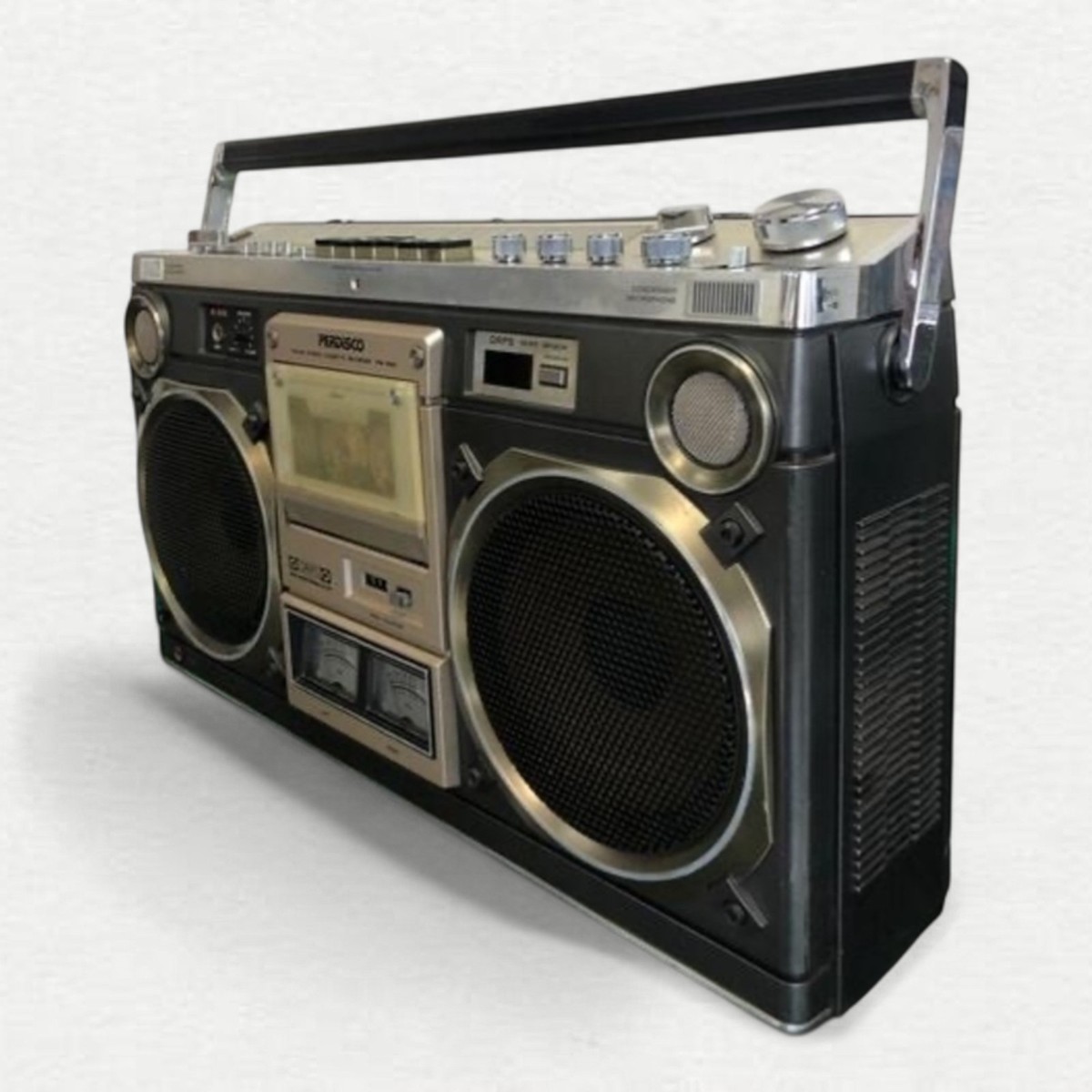 HITACHI Perdisco TRK-8180 Radio Cassette Recorder Boombox FM AM