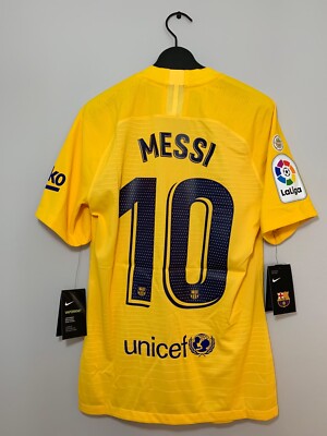 2019-20 Nike Vapor Knit Lionel Messi #10 Barcelona 4th Senyera