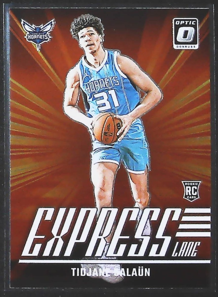 2024-25 Donruss Optic Tidjane Salaun Express Lane #8 Charlotte