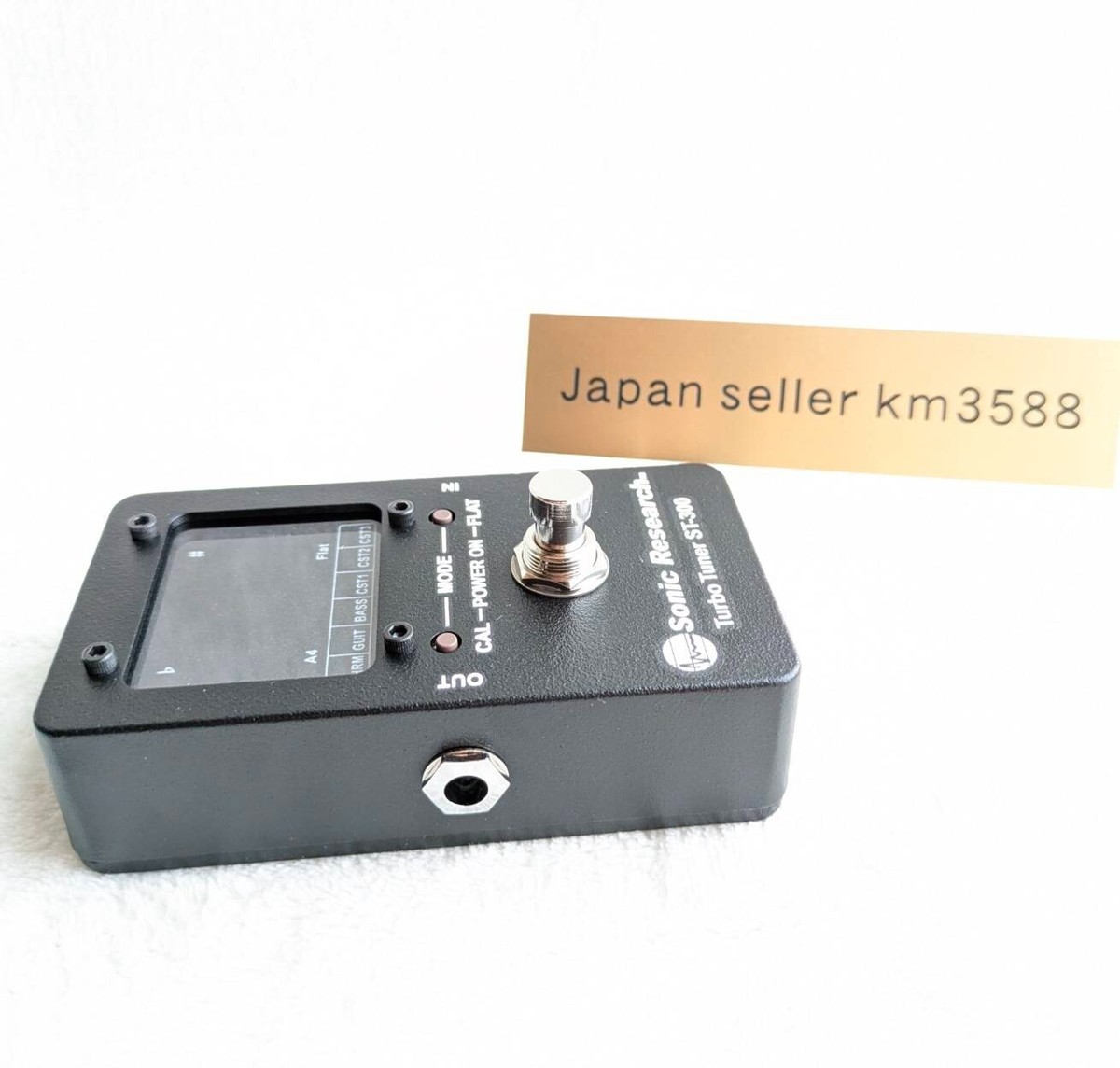 Sonic Research Turbo Tuner ST-300 Strobe Guitar/Bass Tuner JP From