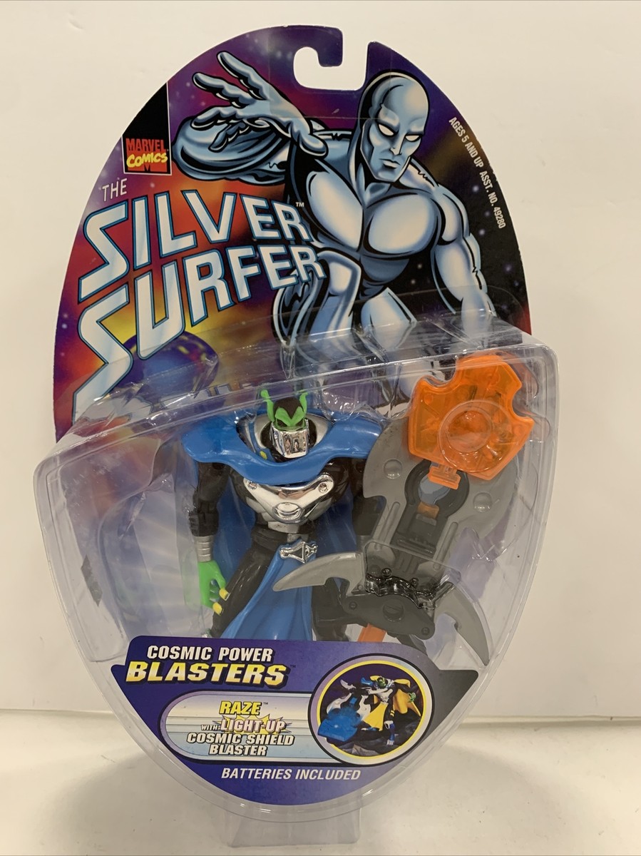 1997 Silver Surfer Animated Cosmic Power Blasters Raze Skrull