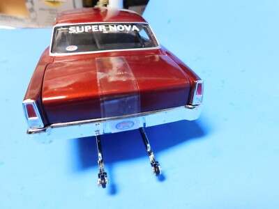 RARE ERTL 1/18 - 1966 Chevy Pro Stock Nova Candy Red no Flames